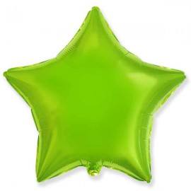 Globos de foil Estrellas 18" Verde Lima