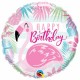 Globos foil 18" (46Cm) Birthday Pink Flamingo