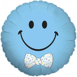 Globos de foil de 18" (45Cm) Bebe Sonrisa Azul