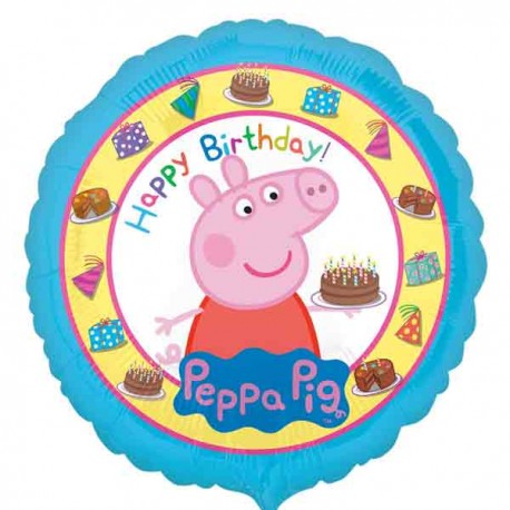 Globos de foil de 18" (45Cm) Peppa Pig
