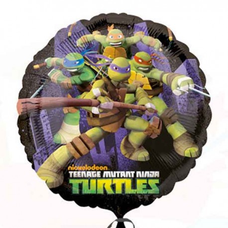 Globos Foil de 18" Tortugas Ninja Nickelodeon