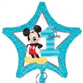 Globos foil 19" (48Cm) Primer Cumpleaños Mickey