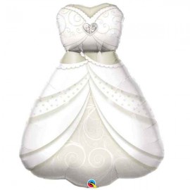 Globos Foil Supershape de 38" Vestido de novia