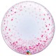 Globos Foil de 24" Bubbles Deco Confeti Rosa