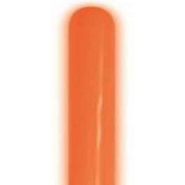 Globos Modelar 260S Neon Naranja
