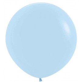 Globos Látex 24" (61Cm) Pastel Azul Mate