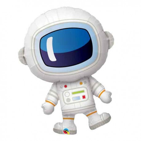 Globos de foil 37" Astronauta Cabezon Qualatex