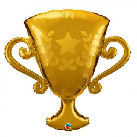 Globos de foil 39" Trofeo Dorado Qualatex