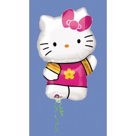 Globos de foil supershape de 80Cm X 52Cm Hello Kitty