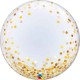 Globos de 24" Bubbles Deco Confeti Oro