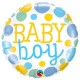 Globos Foil 18" (45Cm) Baby Boy Puntos