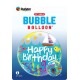 Globos de 22" Bubbles Birthday Playero