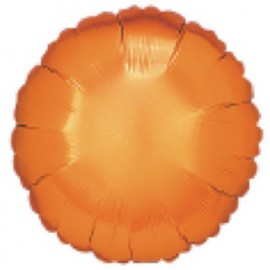Globos de foil Redondos de 18" Naranja betallic