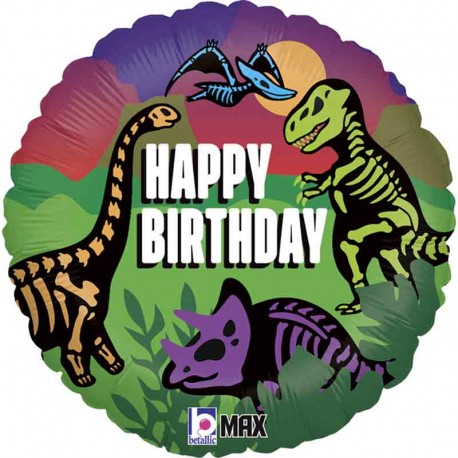 Globos foil 18" Jurassic Birthday