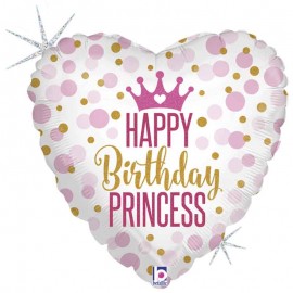 Globos Foil 18" Birthday Princesa