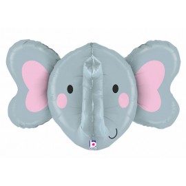 Globos Foil de 34" (86Cm) Elefante 3D