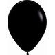 Globos de 9" (22,8cm) Fashion solido Negro Sempertex Bolsa 50