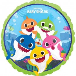 Globos de foil 17" (43Cm) Baby Shark