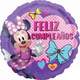 Globos foil 17" (43Cm) Feliz Cumpleaños Minnie