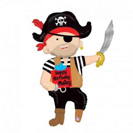 Globos de Foil de 44" Birthday Pirata