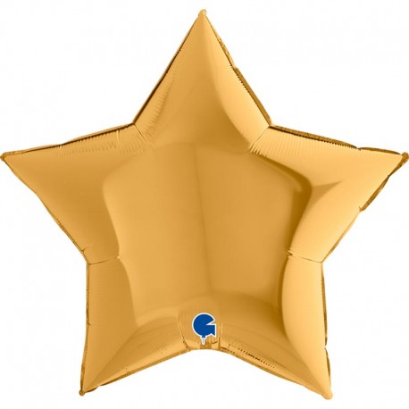 Globos Foil Estrellas 36" Oro