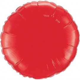 Globos de foil Redondos de 18" Rojo