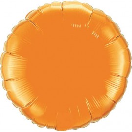 Globos de foil Redondos de 18" Naranja
