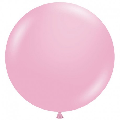 Globos 24" (61Cm) Metallic Shimmering Pink Tuftex