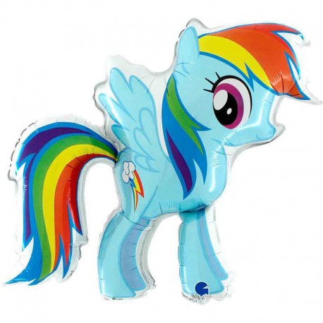 Globos Foil 31" My Little Pony Rainbow