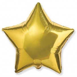 Globos de Foil Estrellas 4" Oro