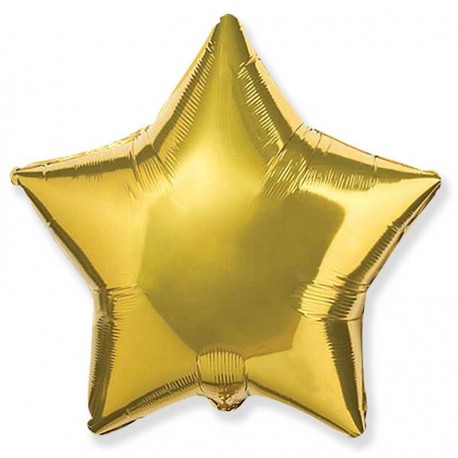 Globos de Foil Estrellas 4" Oro