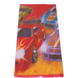 Mantel de plastico temática coches de carreras