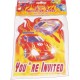 Invitaciones temática coches de carreras 8uni