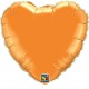 Globos de foil corazones 18" Naranja